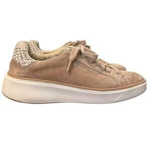 Cole Haan GrandPro Rally Sneakers Suede Snake Heel Women’s 7.5